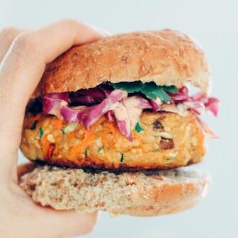 Asian burger patties