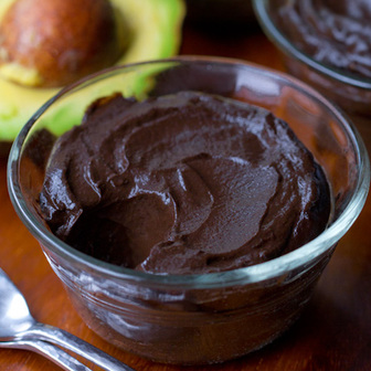 Avocado chocolate mousse
