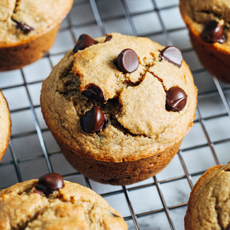 Banana oatmeal muffins