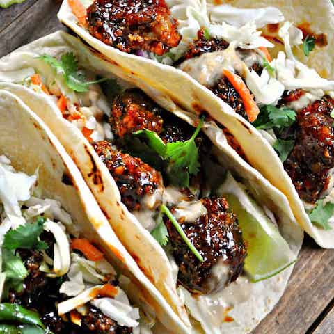 BBQ broccoli tacos