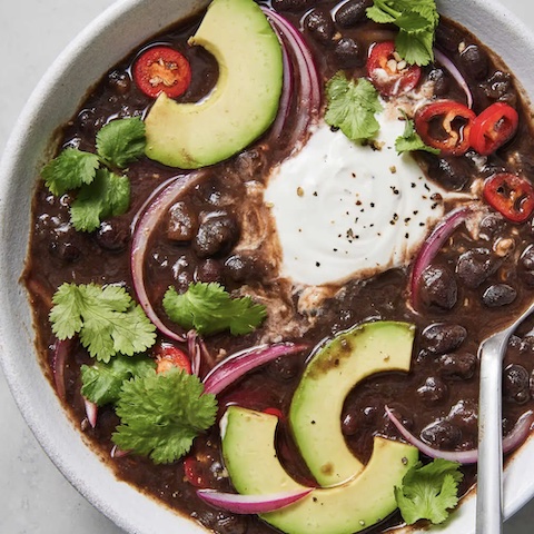 Black bean soup