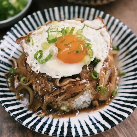 Black pepper mushroom sauce