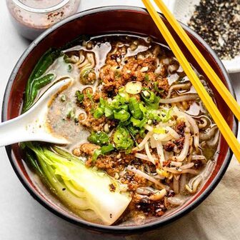 Black sesame tantanmen