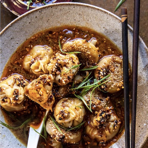 Butternut squash dumplings