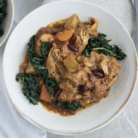 Caribbean jackfruit curry