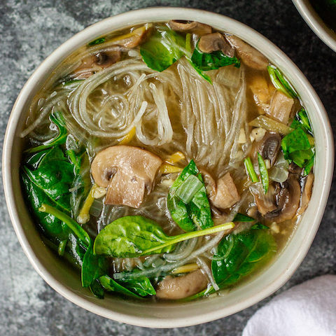 Chick’n sotanghon soup