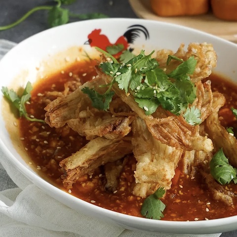 Vegan chilli crab