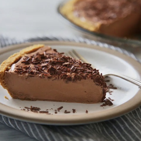Chocolate pudding pie