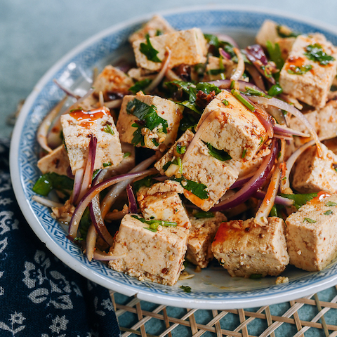 Cold tossed tofu