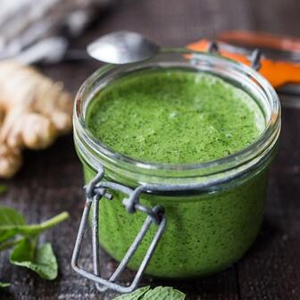 Coriander mint chutney