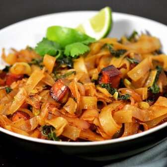 Drunken noodles