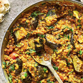 Eggplant Dhansak