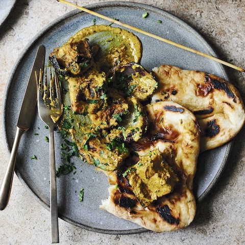 Eggplant tikka