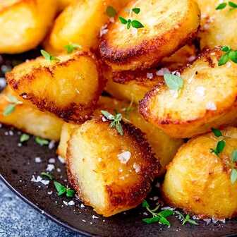 Garlic herb roasted potatoes
