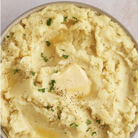 Garlic mashed potatoes