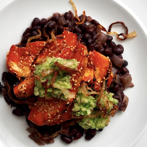 Gochujang glazed celeriac