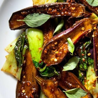 Hoisin eggplant stir fry