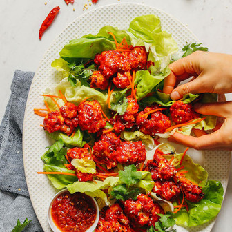 Korean cauliflower wings