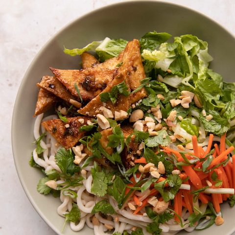 Lemongrass tofu bowls