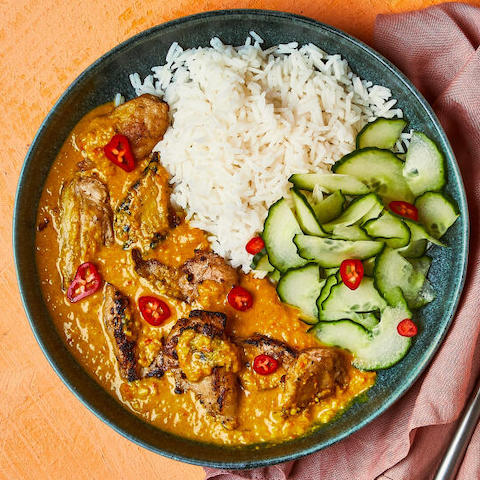 Malaysian coconut curry