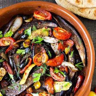 Moroccan eggplant