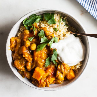 Moroccan kumara stew