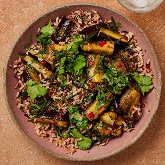 Nam jim with eggplant