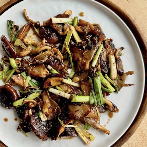 Oyster mushroom bulgogi
