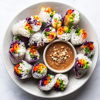 Pad Thai summer rolls