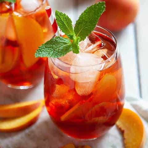 Peach iced tea