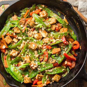 Satay stir fry