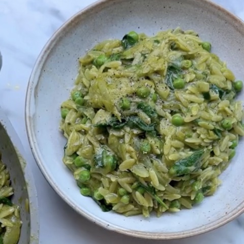 Pesto orzo