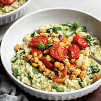 Pesto risotto