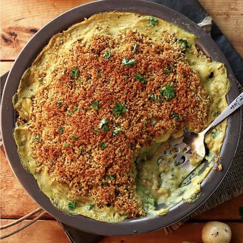Potato broccoli casserole