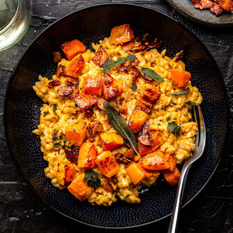 Pumpkin risotto