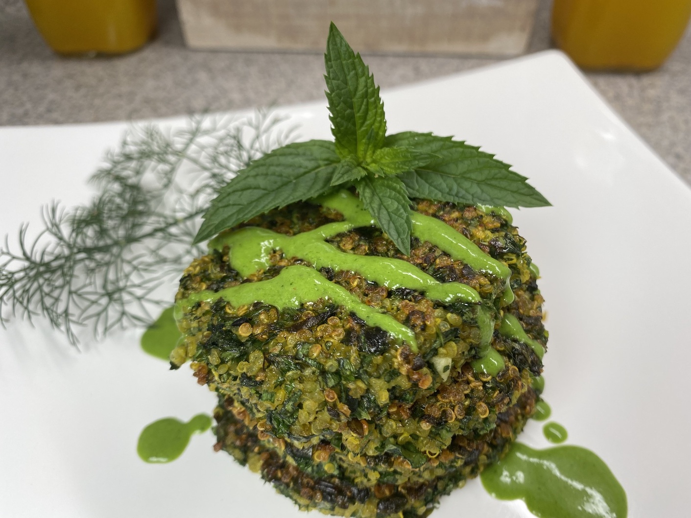 Quinoa and kale patties