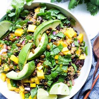 Quinoa Mango Black Bean Salad