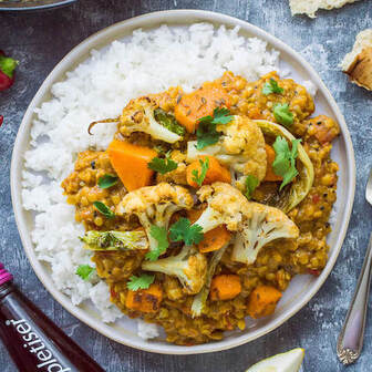 Red lentil dhal