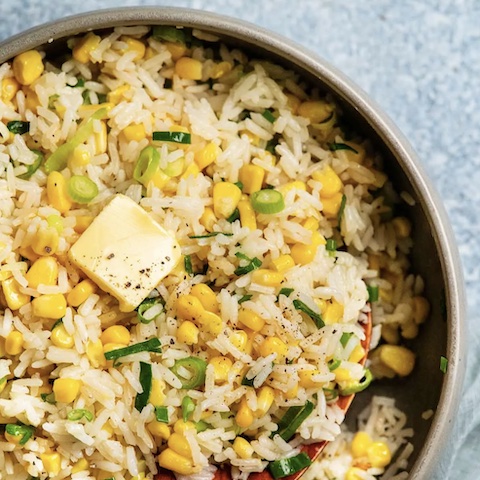 Rice cooker corn rice