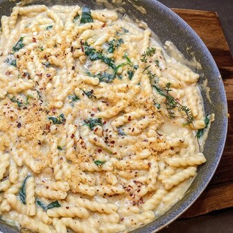 Roasted Cauliflower Pasta