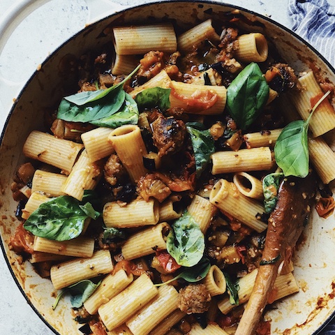 Sausage & fennel rigatoni