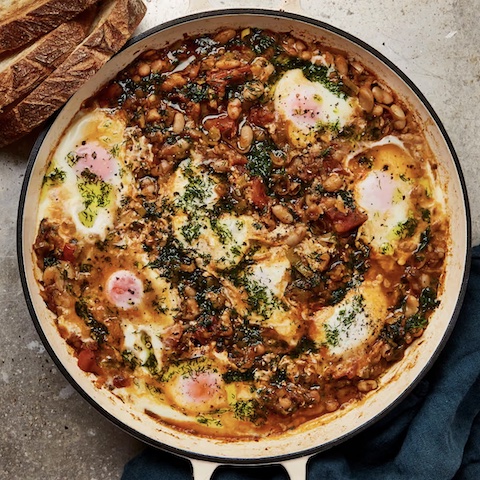 Spicy cannellini beans