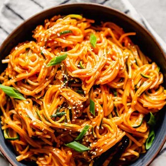 Spicy soba noodles