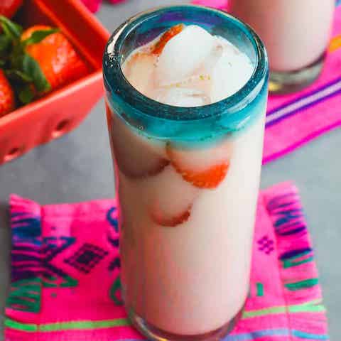 Strawberry horchata