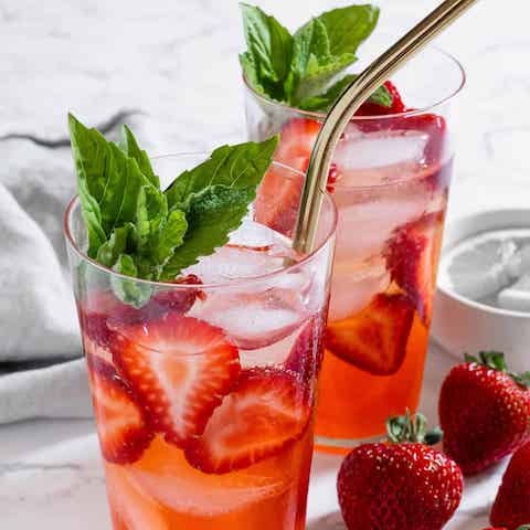 Strawberry mojito