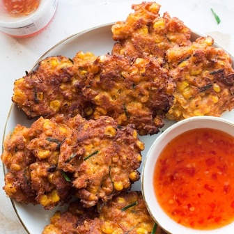 Thai corn fritters