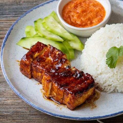 Tofu char siu