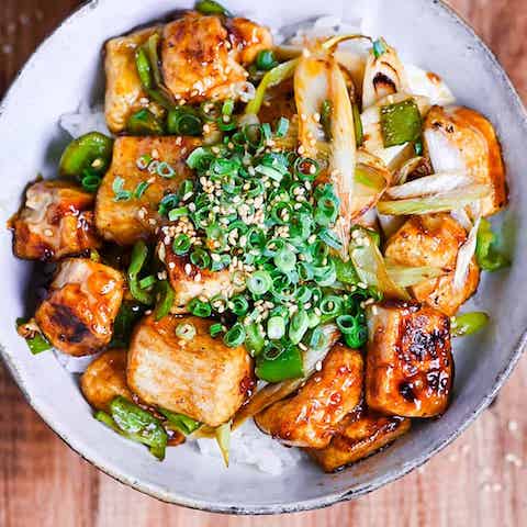 Tofu donburi