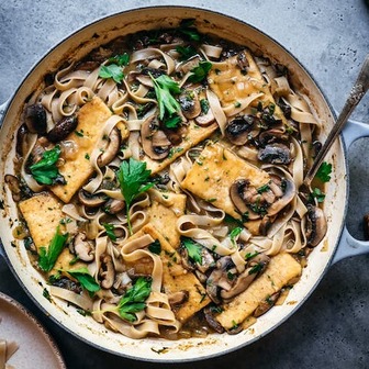 Tofu marsala