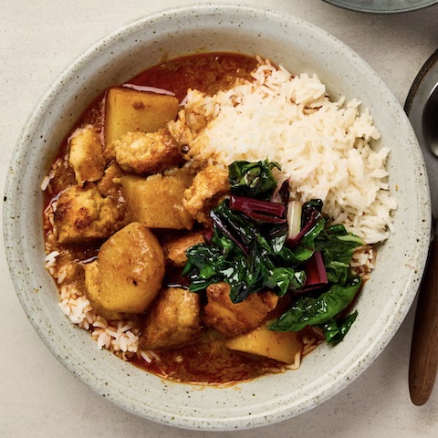 Tofu massaman curry